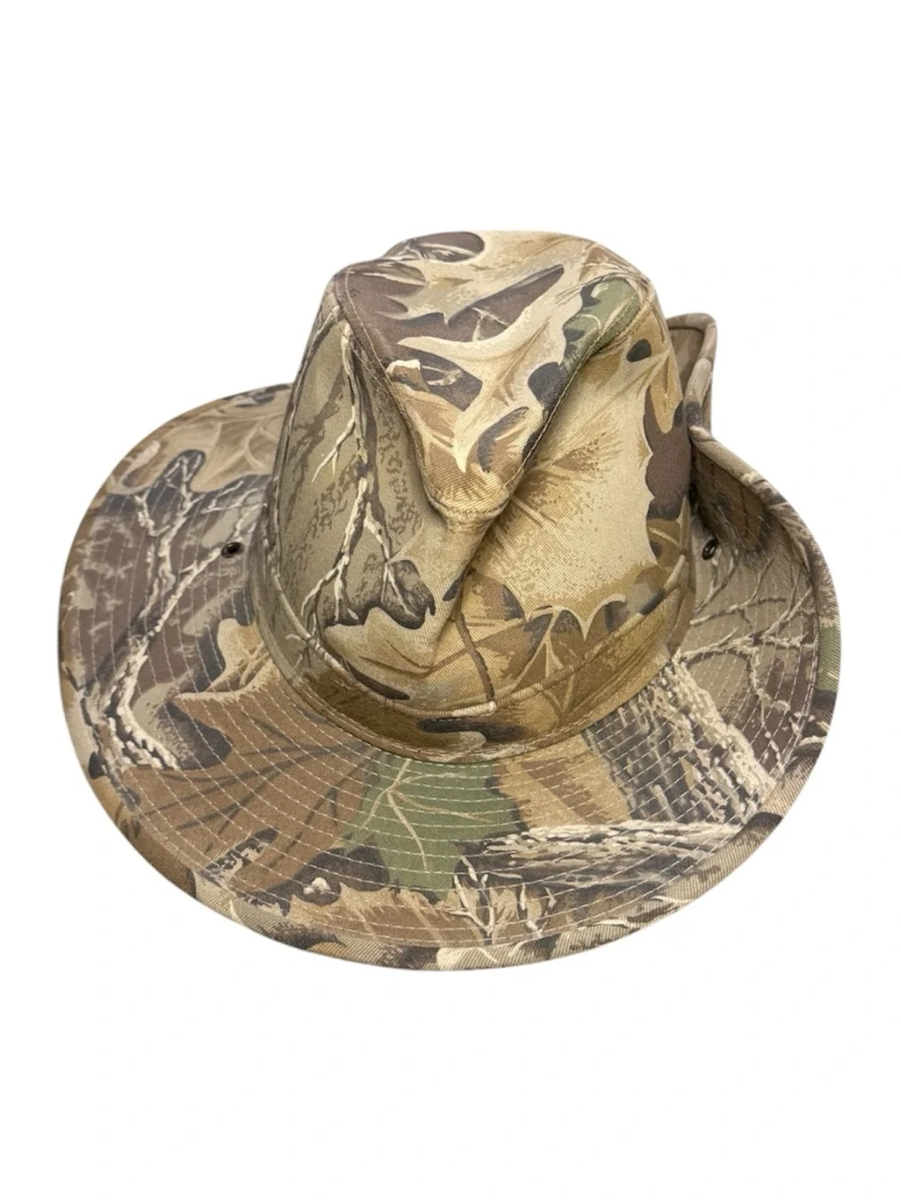 Henschel Men's Aussie Hunting Hat - Classic Camo Cotton Canvas Sun Hat Size Med